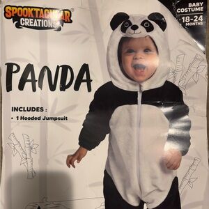Spooktacular Creations Panda Costume for Kids - Black and White